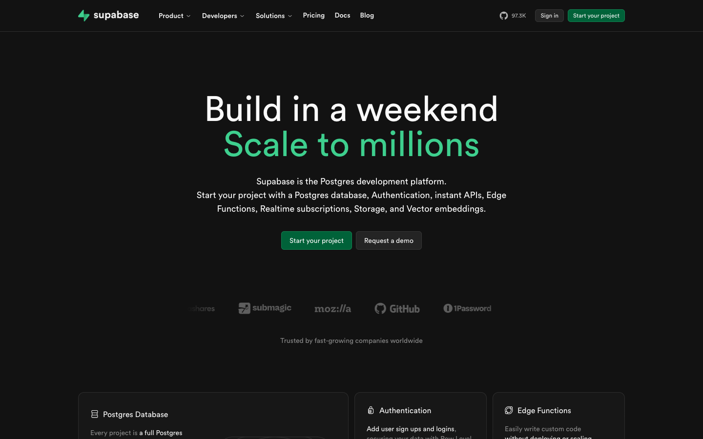 Supabase - Development