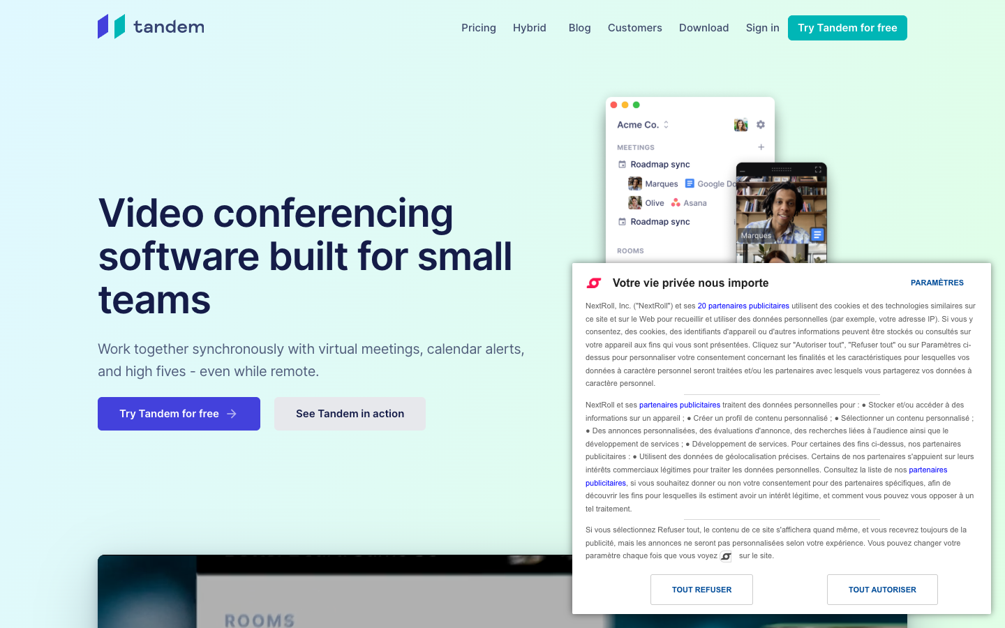 Tandem - Productivity